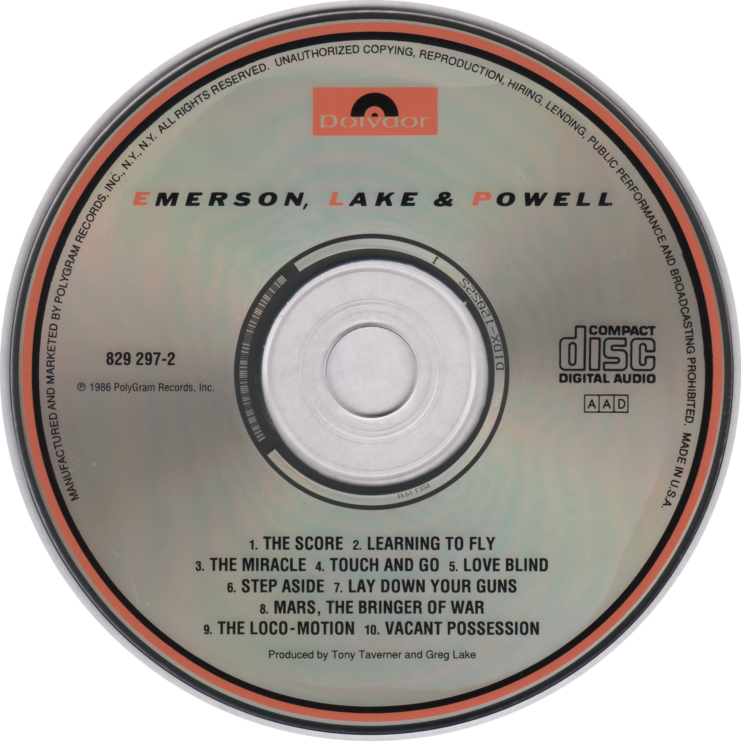 Emerson, Lake and Palmer Emerson, Lake and Powell [cd usa]